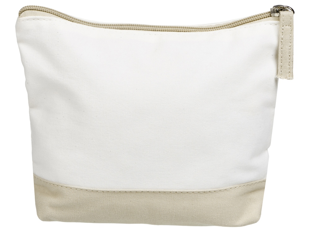 Косметичка хлопковая Cotton, белый/бежевый-3