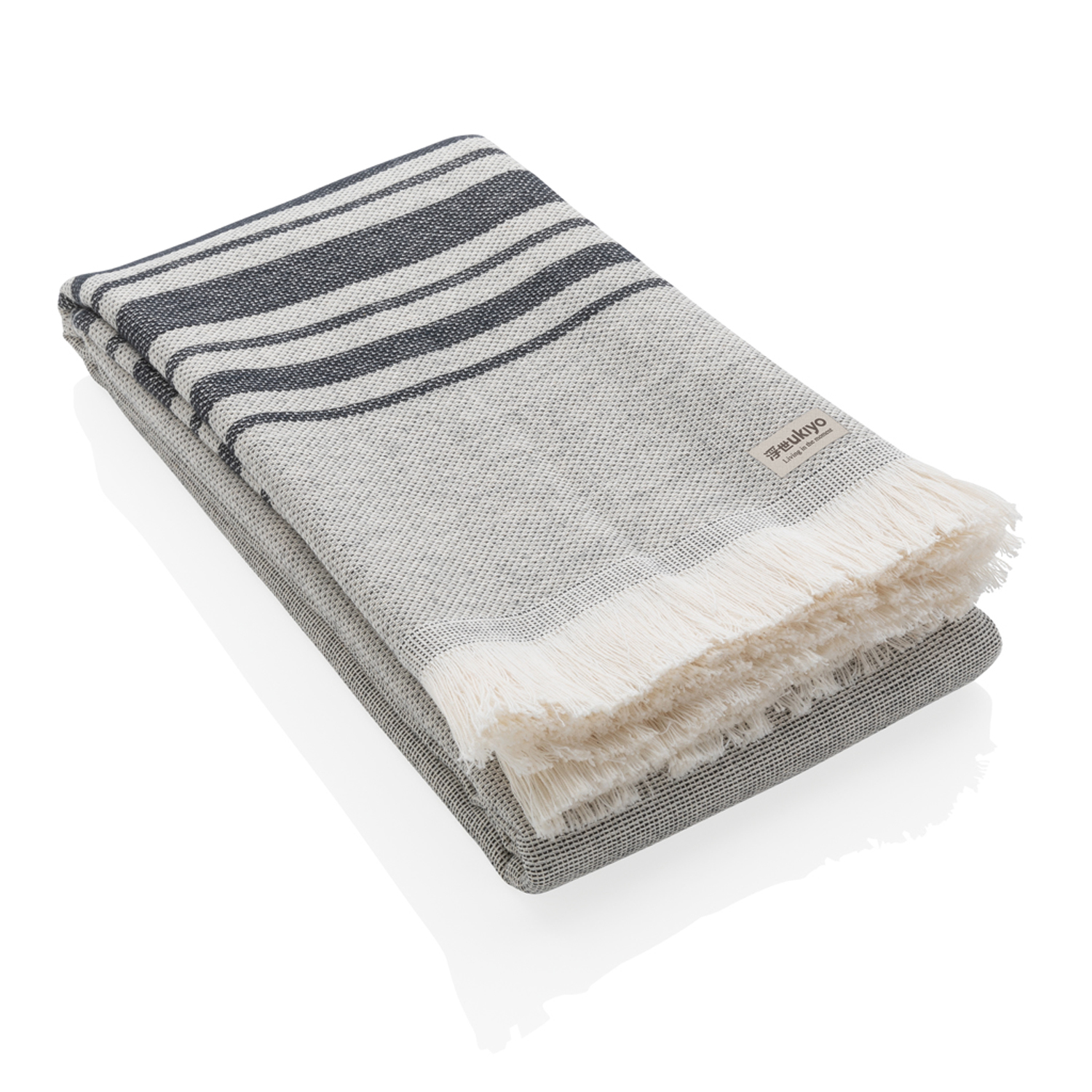 Накидка Ukiyo Yumiko из переработанного хлопка AWARE™, 100x180 см-1