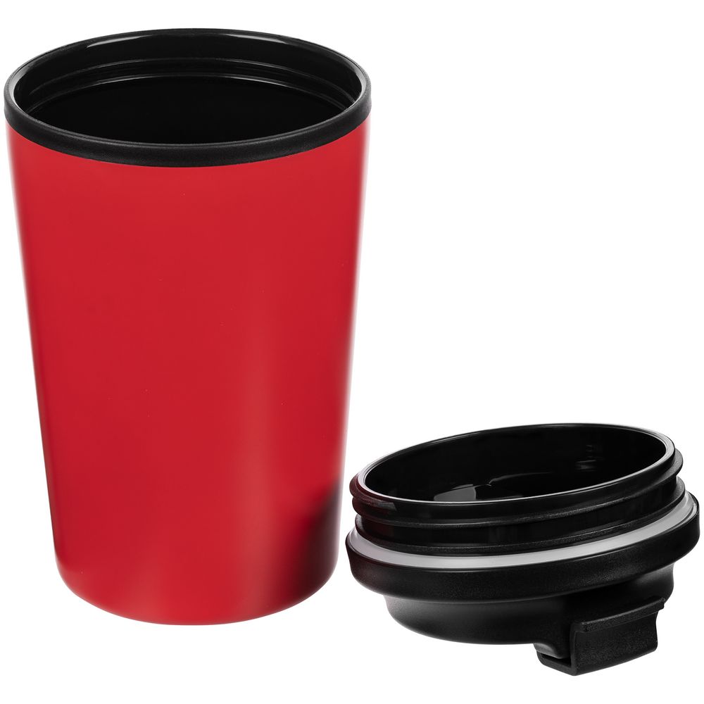 Набор Fleecy с термостаканом, красный-2
