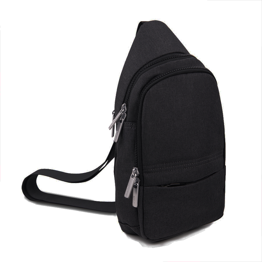 Сумка на плечо CORE, тёмно-серый, голубой-0