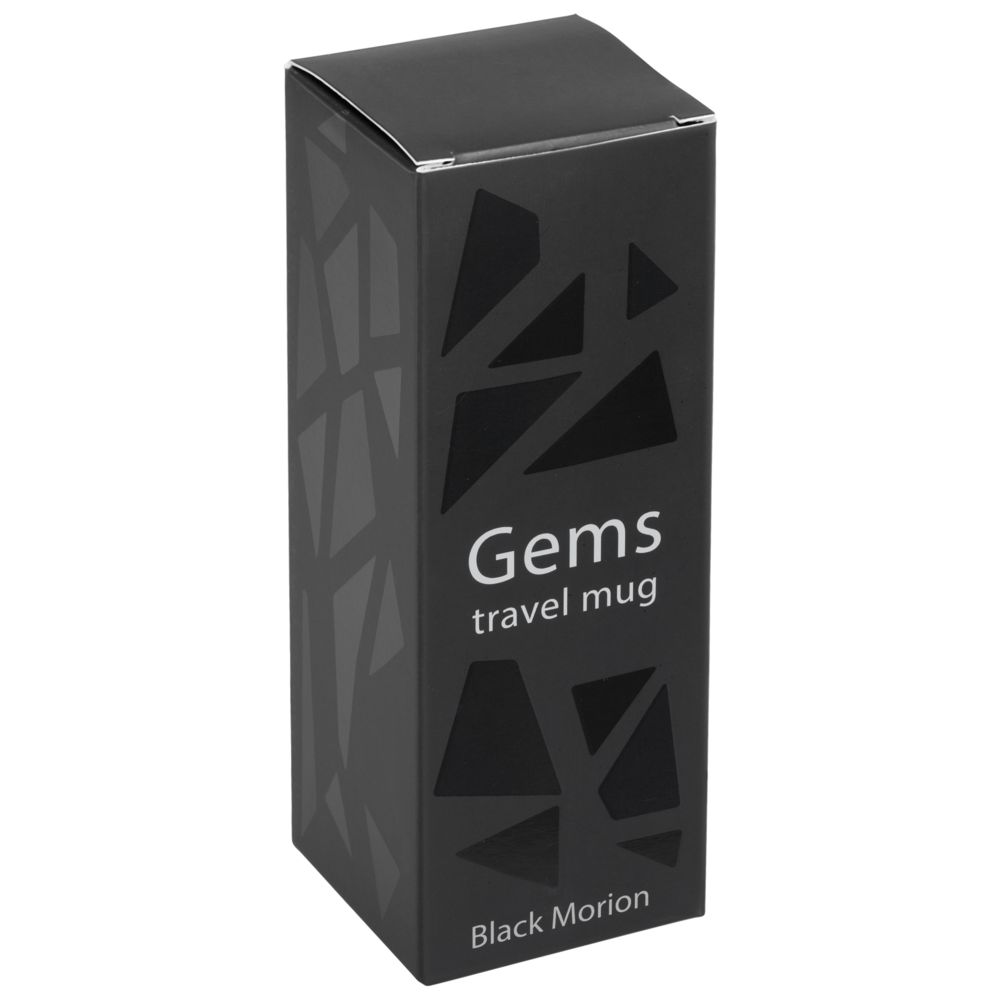 Термостакан Gems Black Morion, черный морион-5