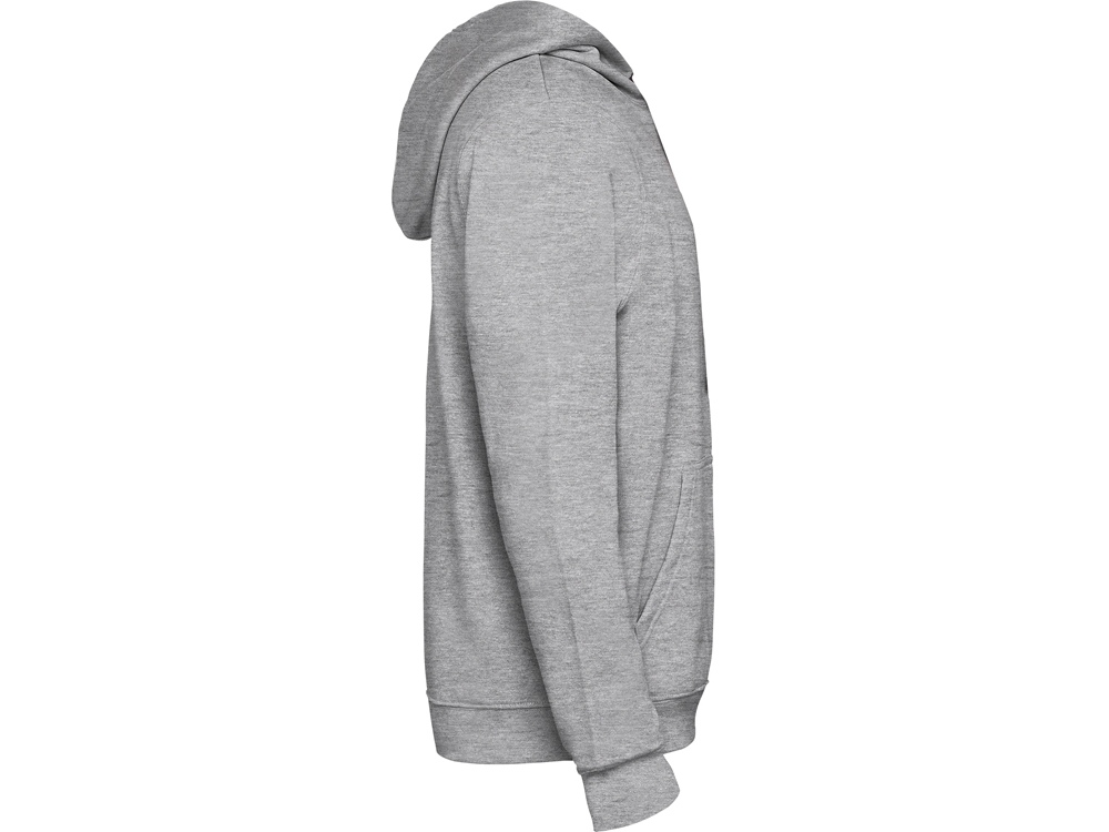 Толстовка с капюшоном Urban детская, серый меланж/черный-1