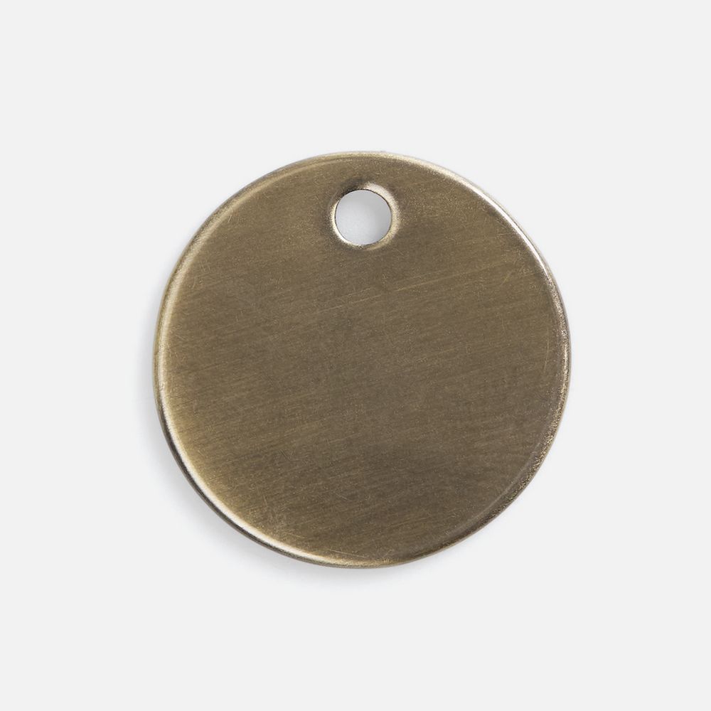 Шильдик металлический Alfa Sirkel, бронзовый-1