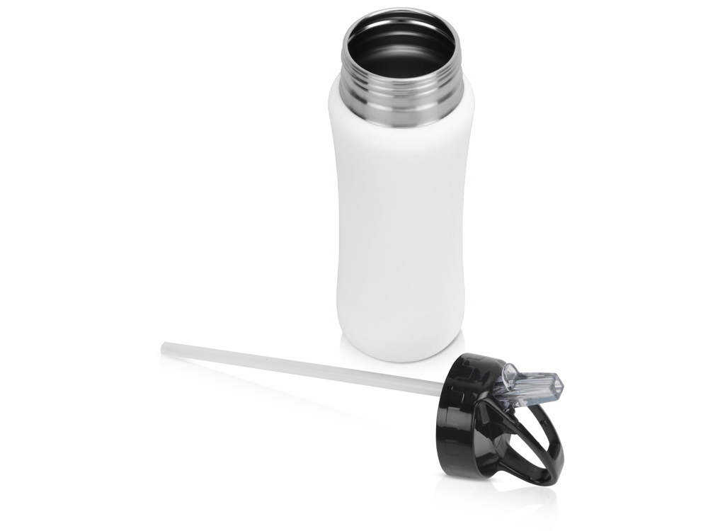 Бутылка спортивная Коста-Рика 600мл, белый-1