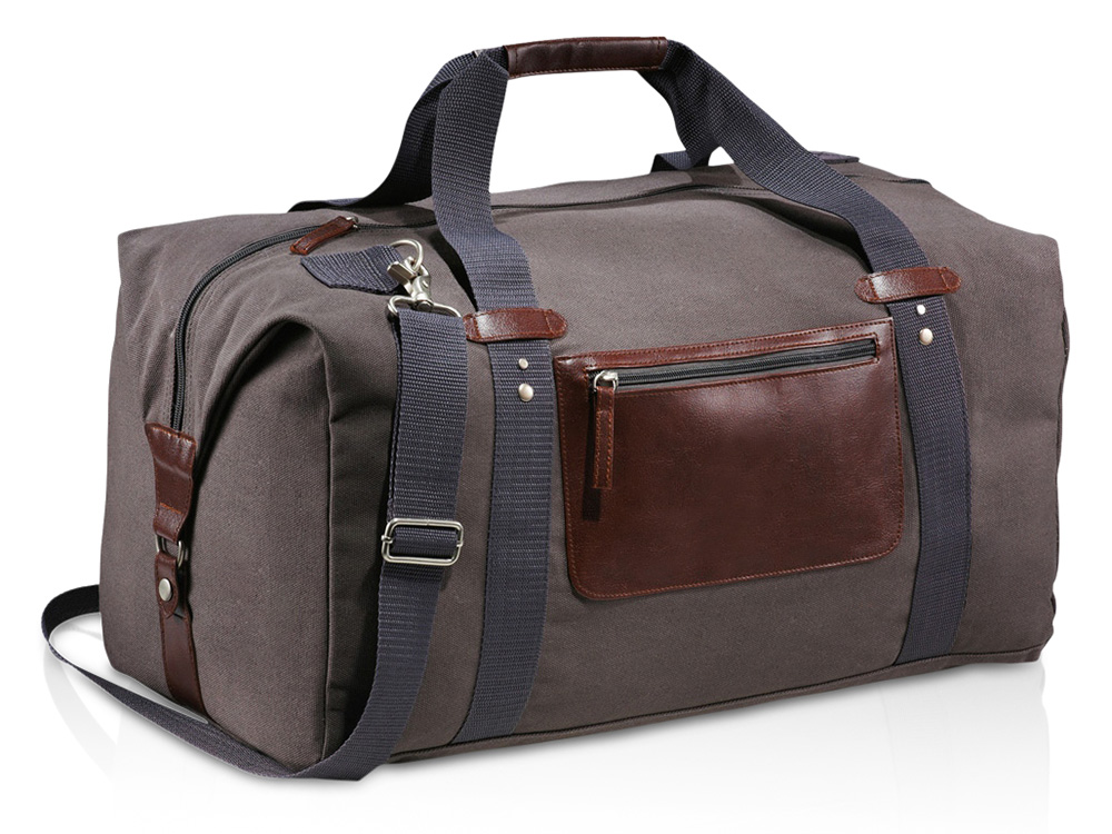Сумка Duffel, коричнево-серый-0