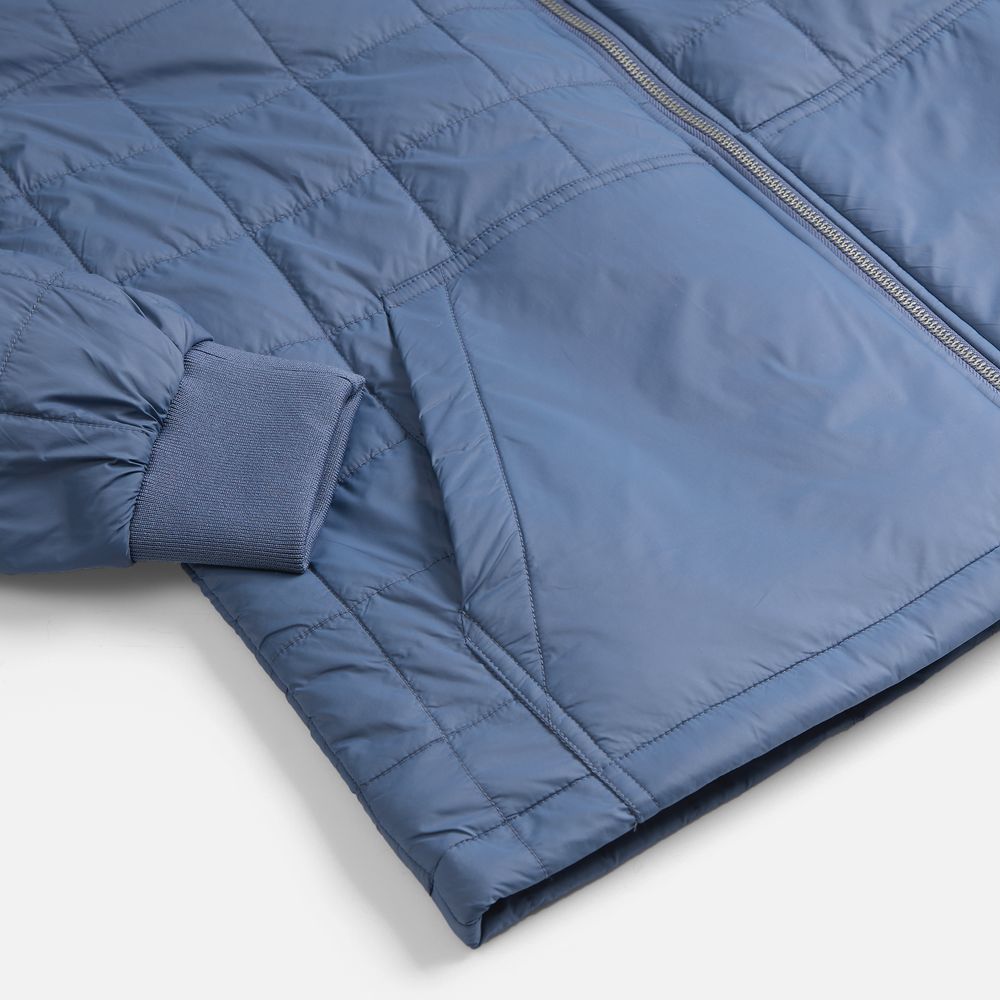 Куртка унисекс Warmbridge, синяя (джинс)-2