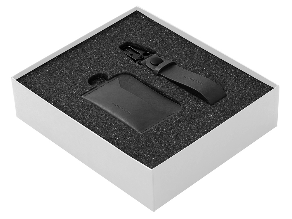 Подарочный набор Long River: картхолдер, ремешок для ключей, белая коробка-1