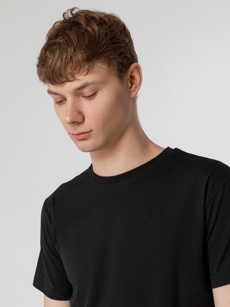 Футболка унисекс T-Bolka 160, черная-6