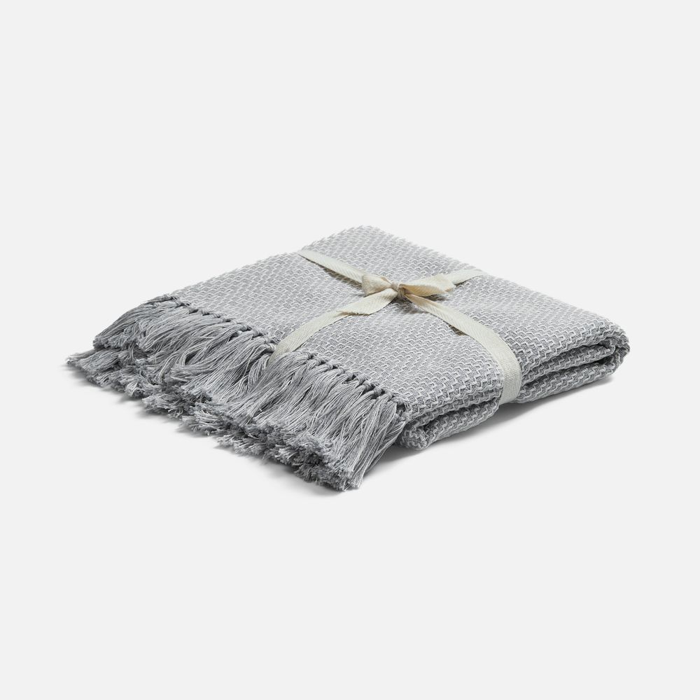 Плед Saltoro, светло-серый-1