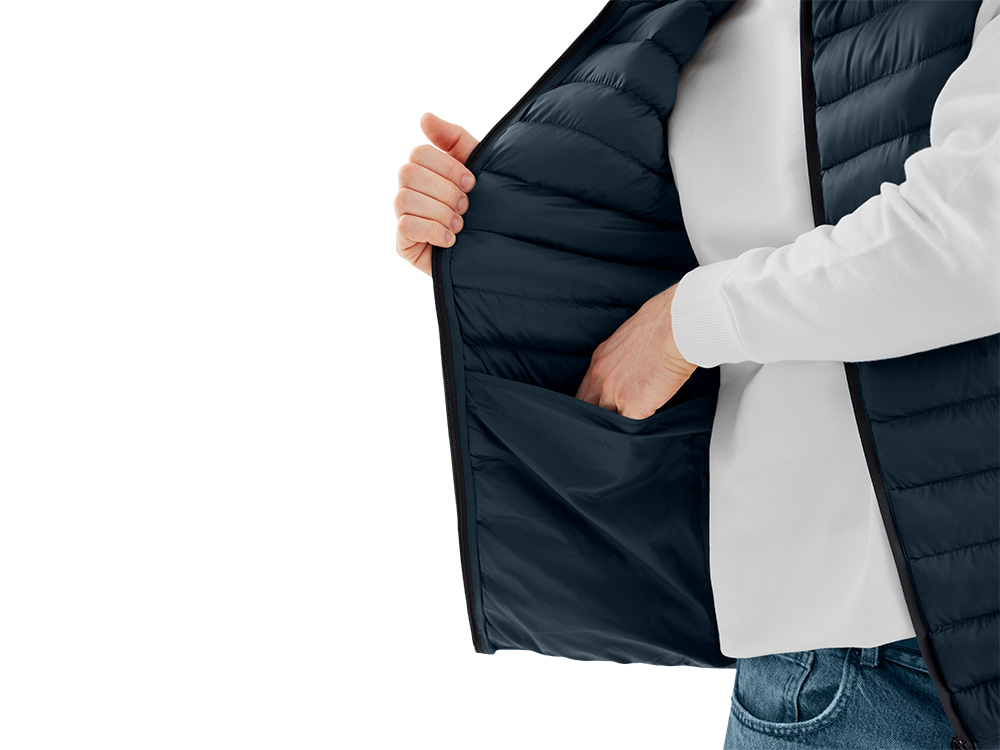 Стеганый жилет Uniqloud, темно-синий-7