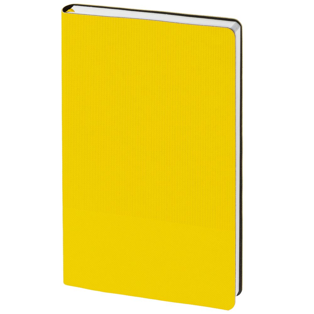 Ежедневник Knit, недатированный, желтый-1