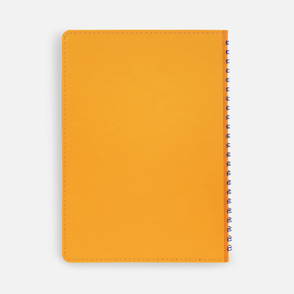 Ежедневник Spring Shall, недатированный, желтый-2