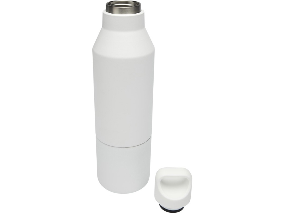 Изолированная бутылка из переработанной нержавеющей стали Odessy объемом 600 мл, белый-3