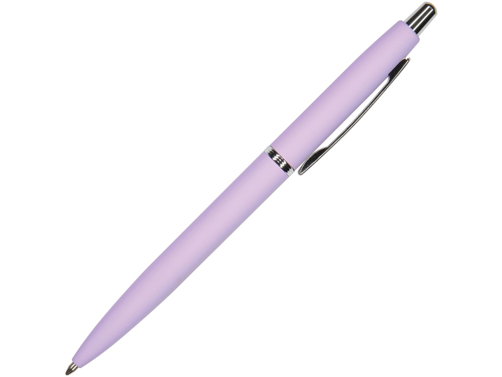 Ручка металлическая шариковая San Remo, софт-тач, 1.0 мм, сиреневый-0
