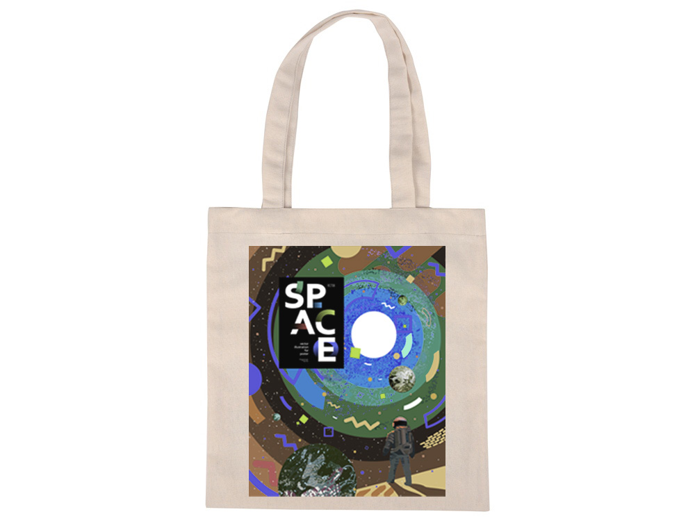 Сумка для шопинга под сублимацию, натуральный-4