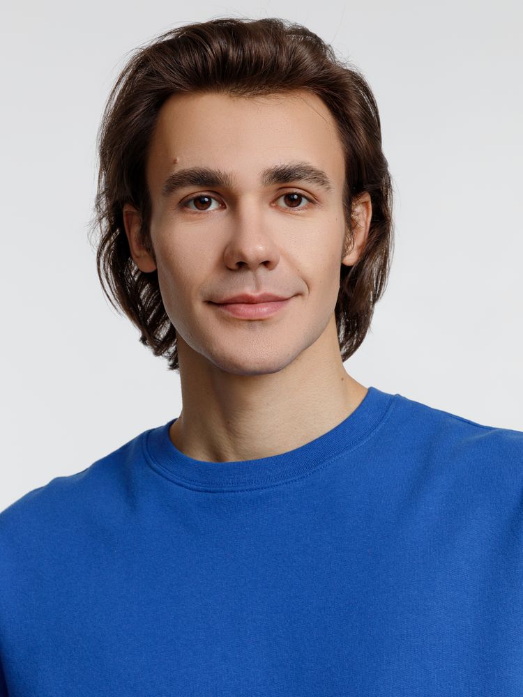 Свитшот унисекс Columbia, ярко-синий-3