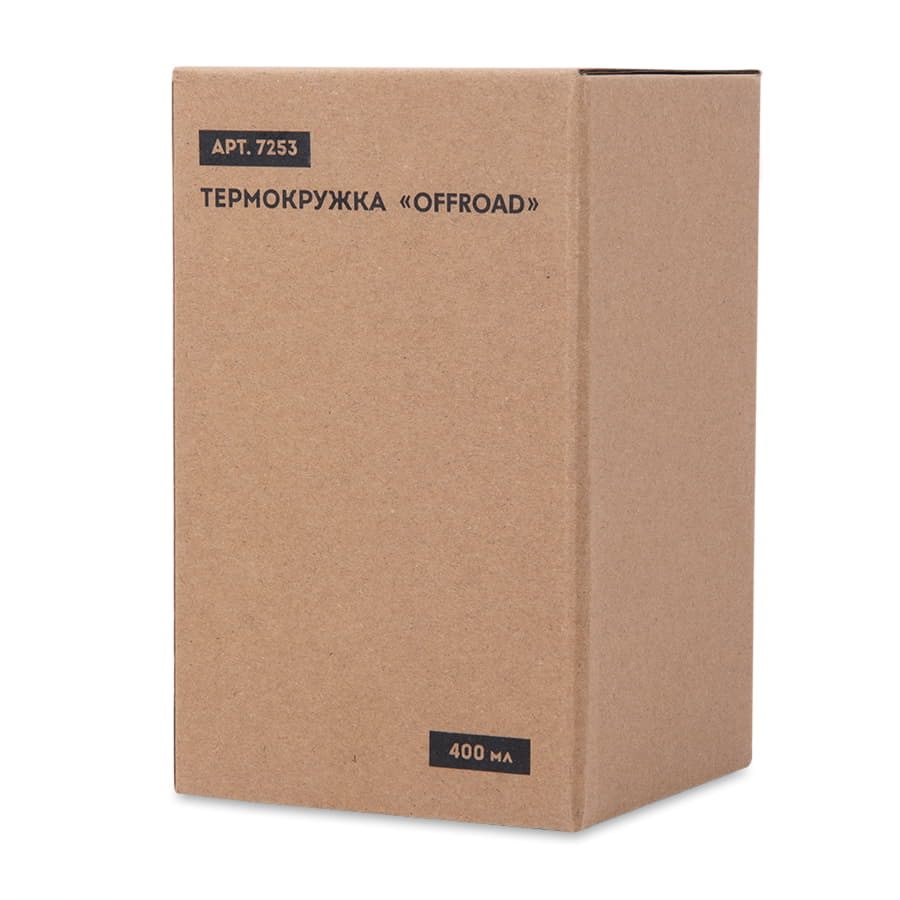 Термокружка OFFROAD, 400мл, черный-5