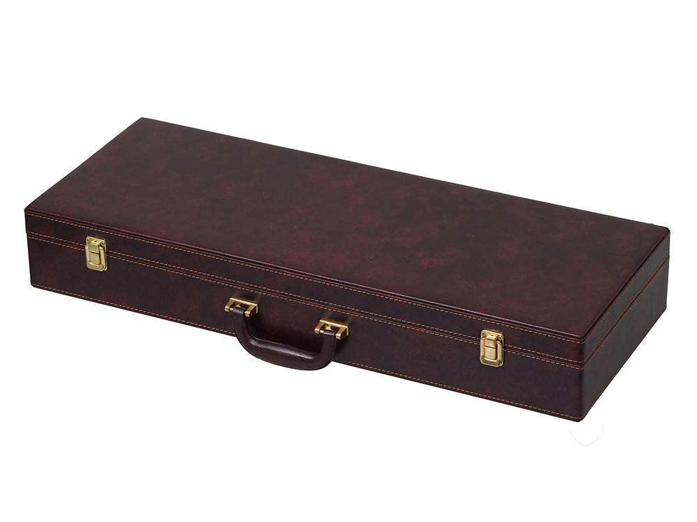 Дипломат подарочный, бордовый-0