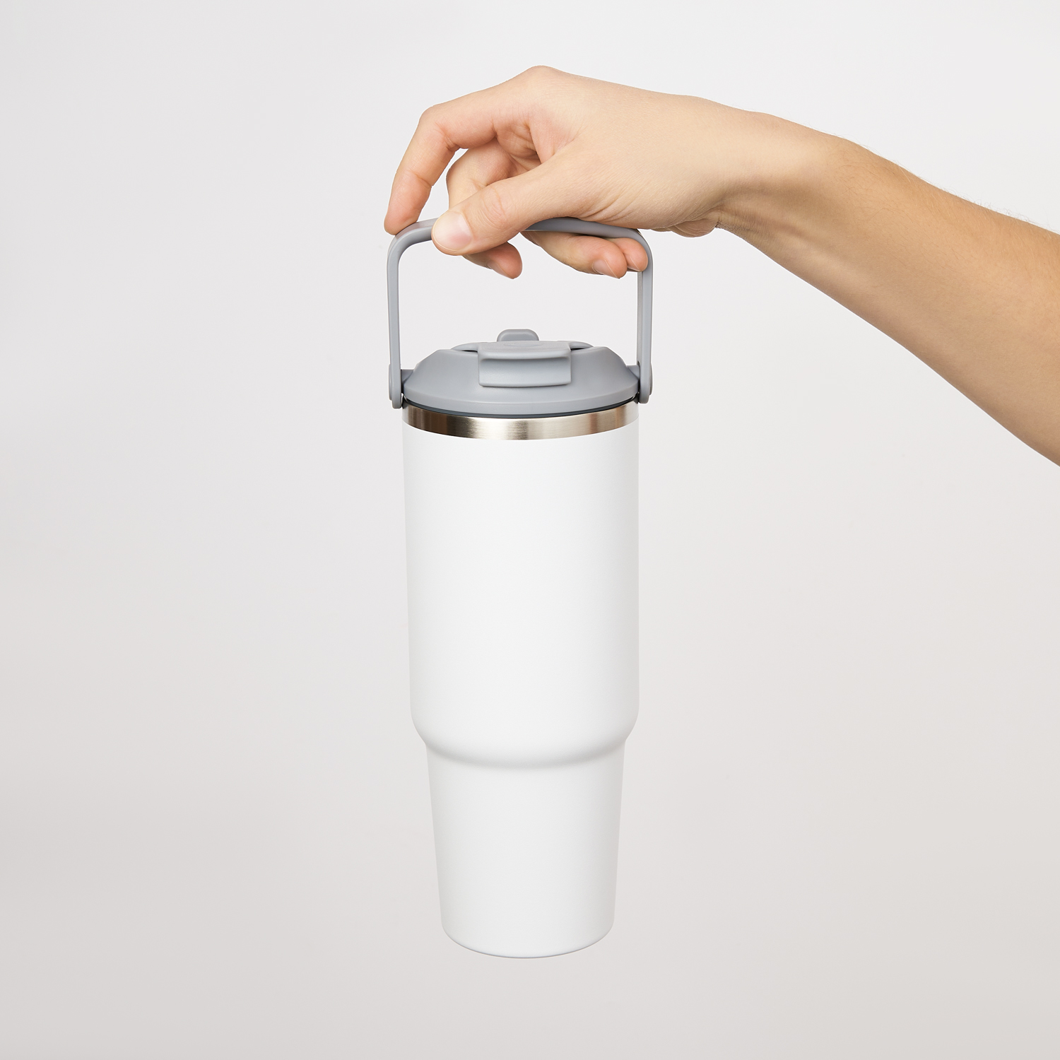 Термокружка вакуумная Montana, белая-14