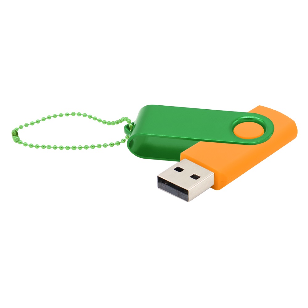 Флешка Designer To Go 2.0 USB 16Gb, Оранжевый/Зеленый-0