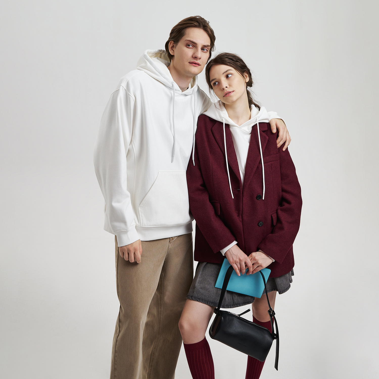 Худи релакс унисекс Адвенче (Adventure), белый-12