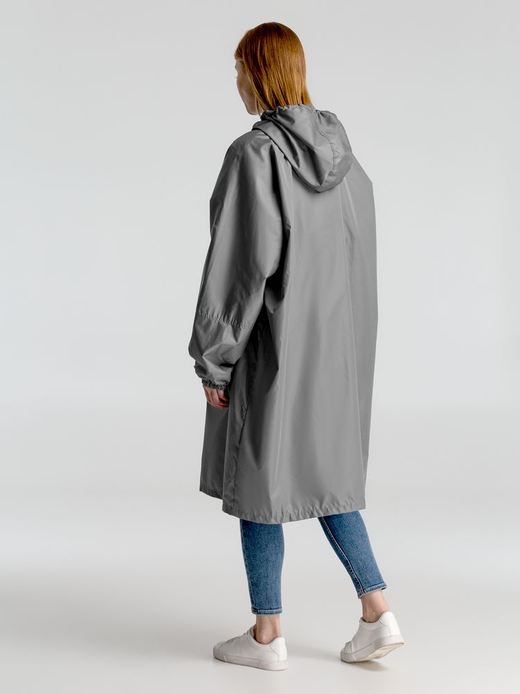 Дождевик-анорак Hard Work, серый, единый размер-9
