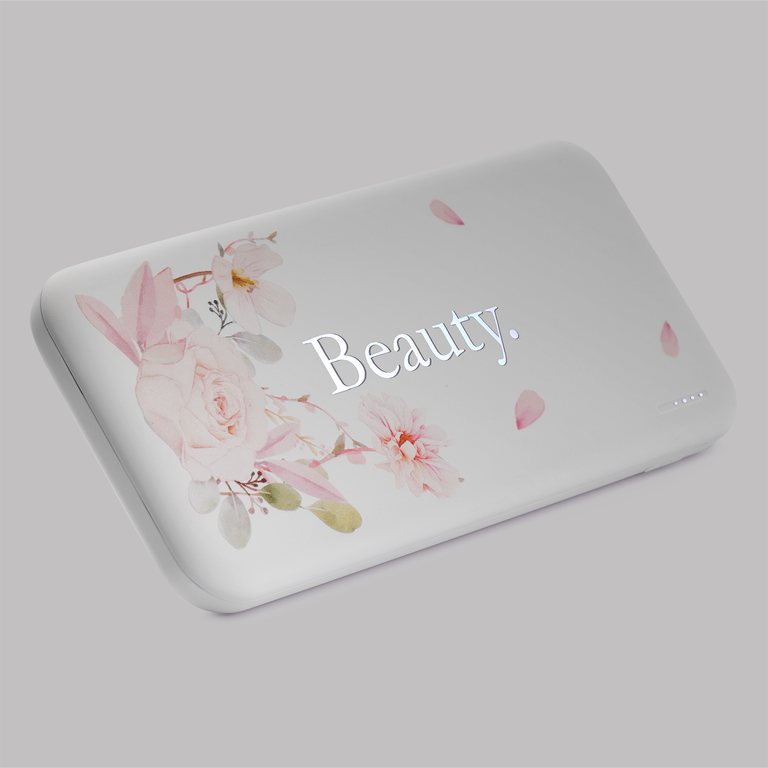 Внешний аккумулятор с подсветкой Люче (Luce) 10000 mAh, белый-9