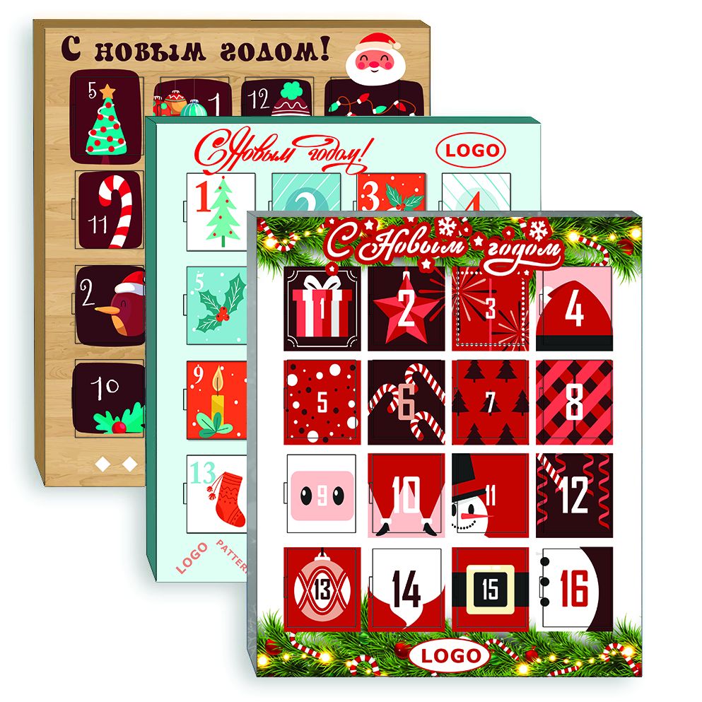 Шоколадный адвент-календарь Festa Mini на заказ-0