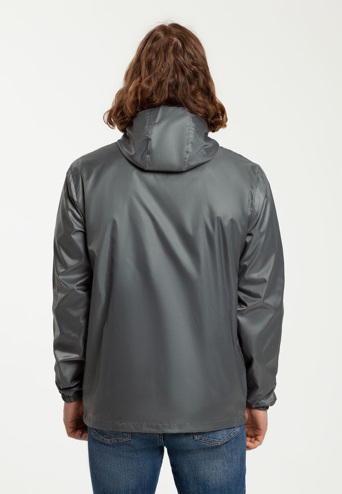 Ветровка мужская Fastplant серая-3
