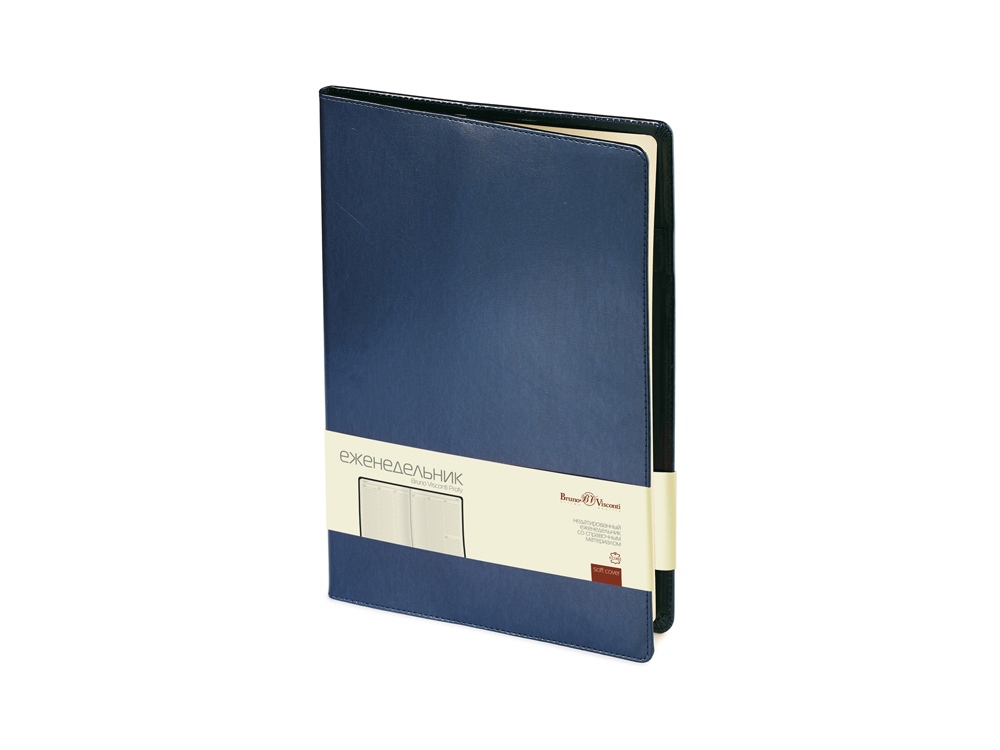 Еженедельник недатированный А4 Profy, синий-0