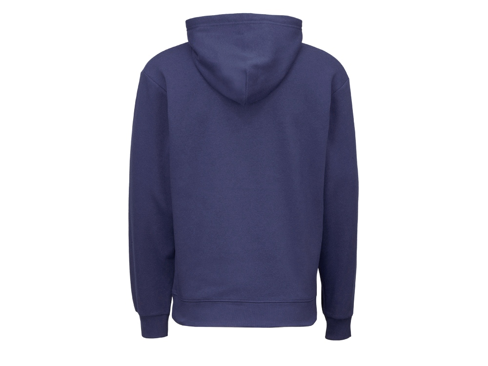 Толстовка с капюшоном оверсайз Lisbon унисекс, темно-синий-12