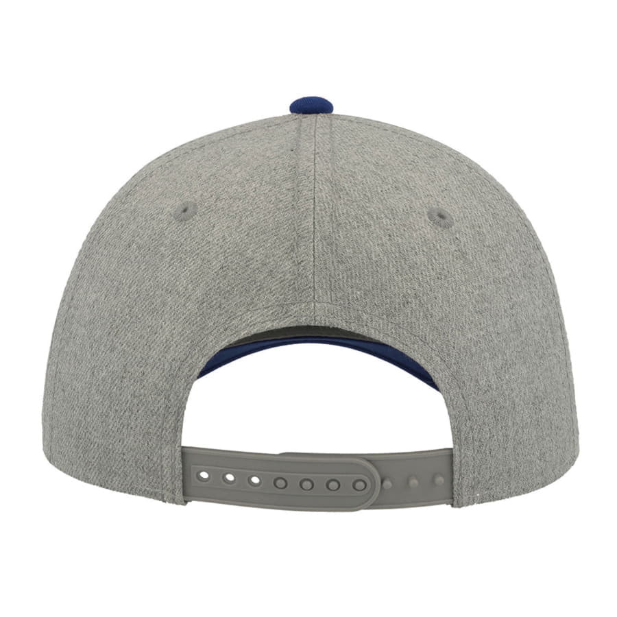 Бейсболка "Contest", 6 клиньев, пластиковая застёжка, ярко-синий, серый-4