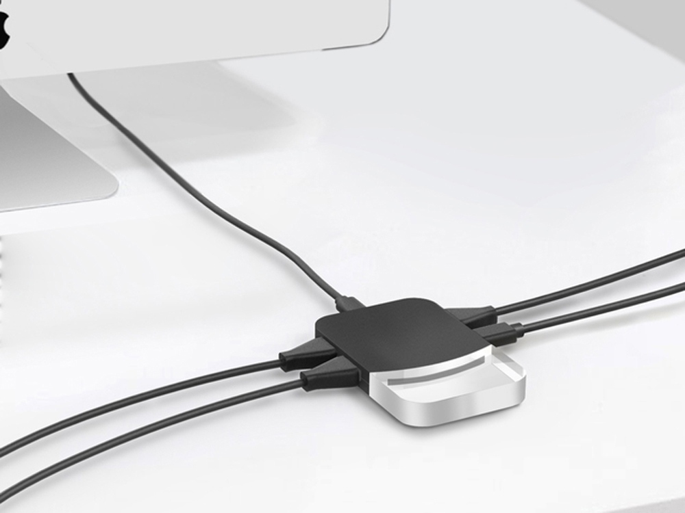 USB хаб Mini iLO Hub, черный-1