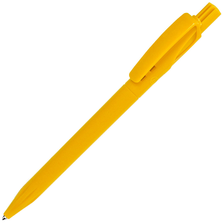 Ручка шариковая TWIN SOLID, ярко-желтый-0