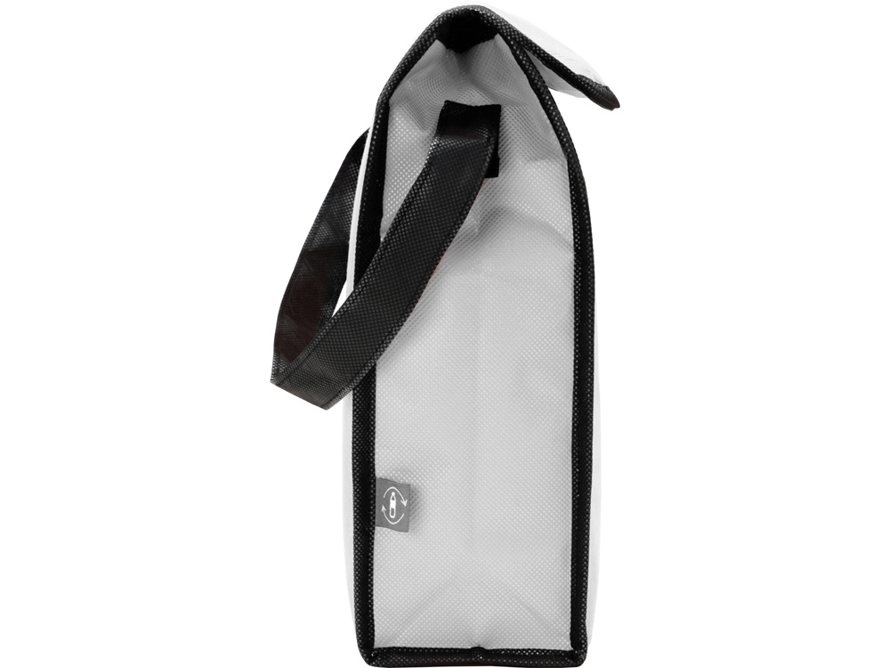 Сумка-холодильник Reviver на липучке из нетканого переработанного материала, белый-8