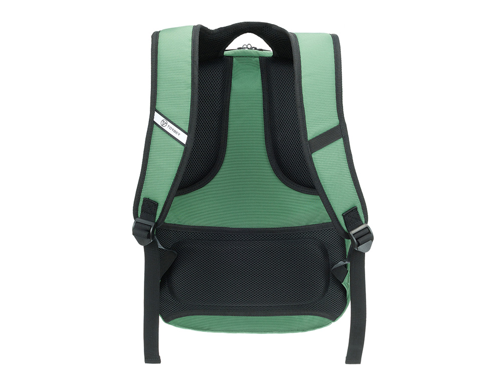 Рюкзак TORBER МЕГАПОЛИС с отделением для ноутбука 16, зеленый, полиэстер, 47 х 34 x 28 см-3