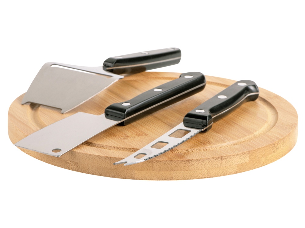 Набор для сыра с приборами Fabrizio, черный-2