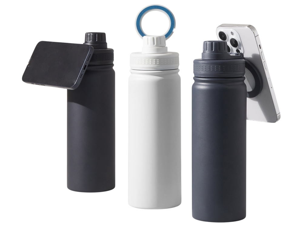 Вакуумная термобутылка с magsafe-держателем INSIDER, 600 мл, черный-13