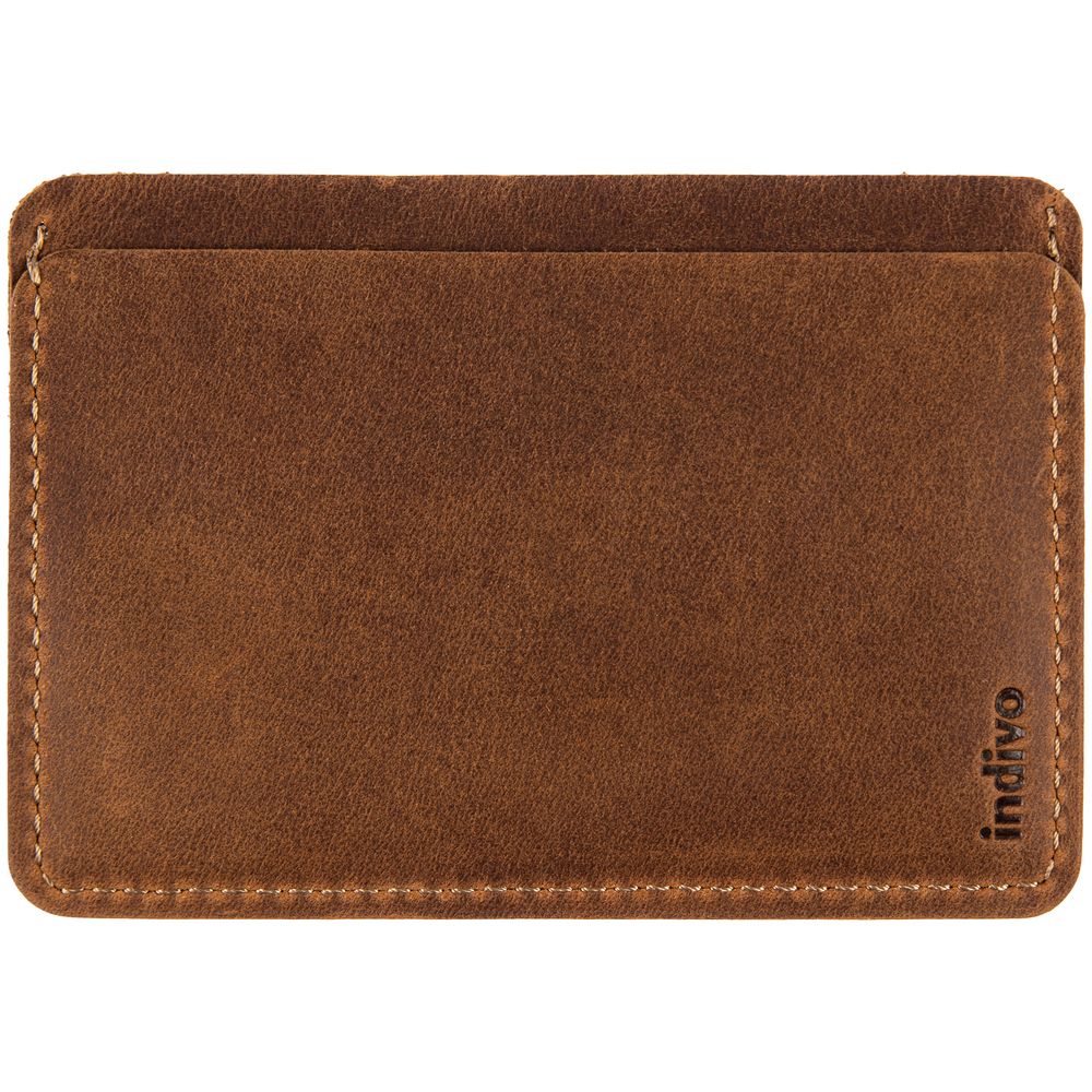 Чехол для карточек inStream, коричневый-1