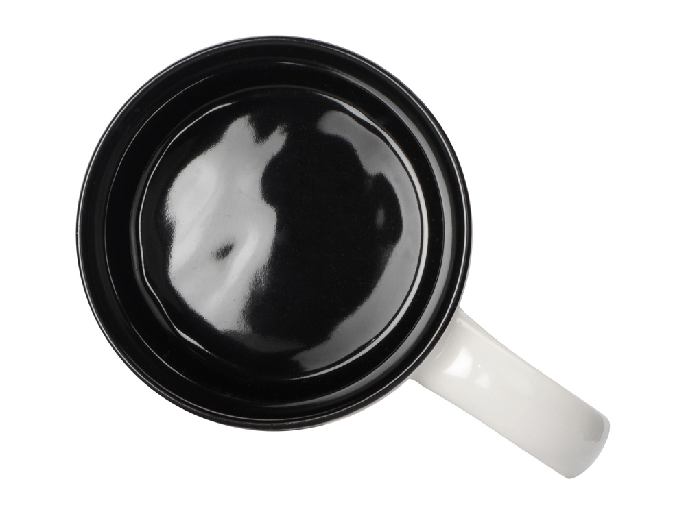 Кружка Sublime Color XL для сублимации 440мл, белый/черный-2