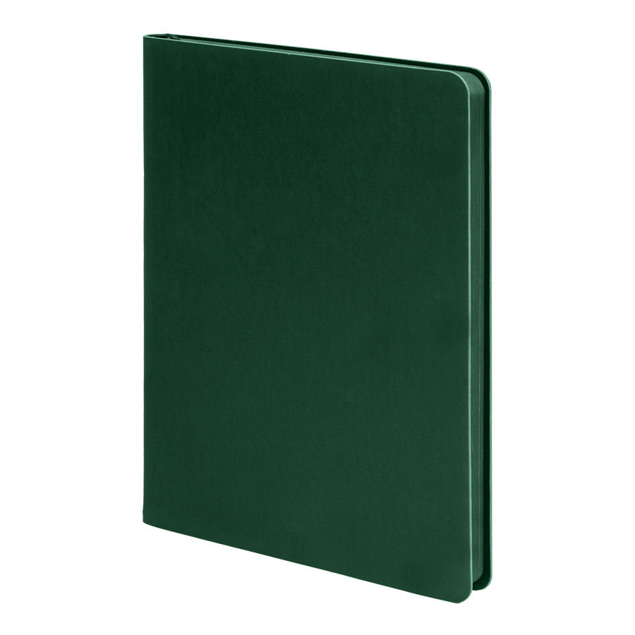 Ежедневник недатированный Pulpy, А5,  зеленый, кремовый блок в линейку, зеленый срез, зеленый-0