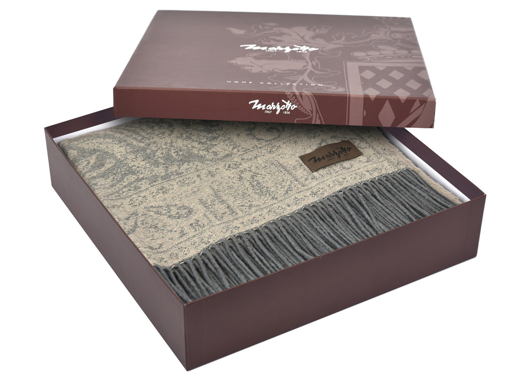 Плед MARZOTTO MAGNOLIA 1000, коричневый-3