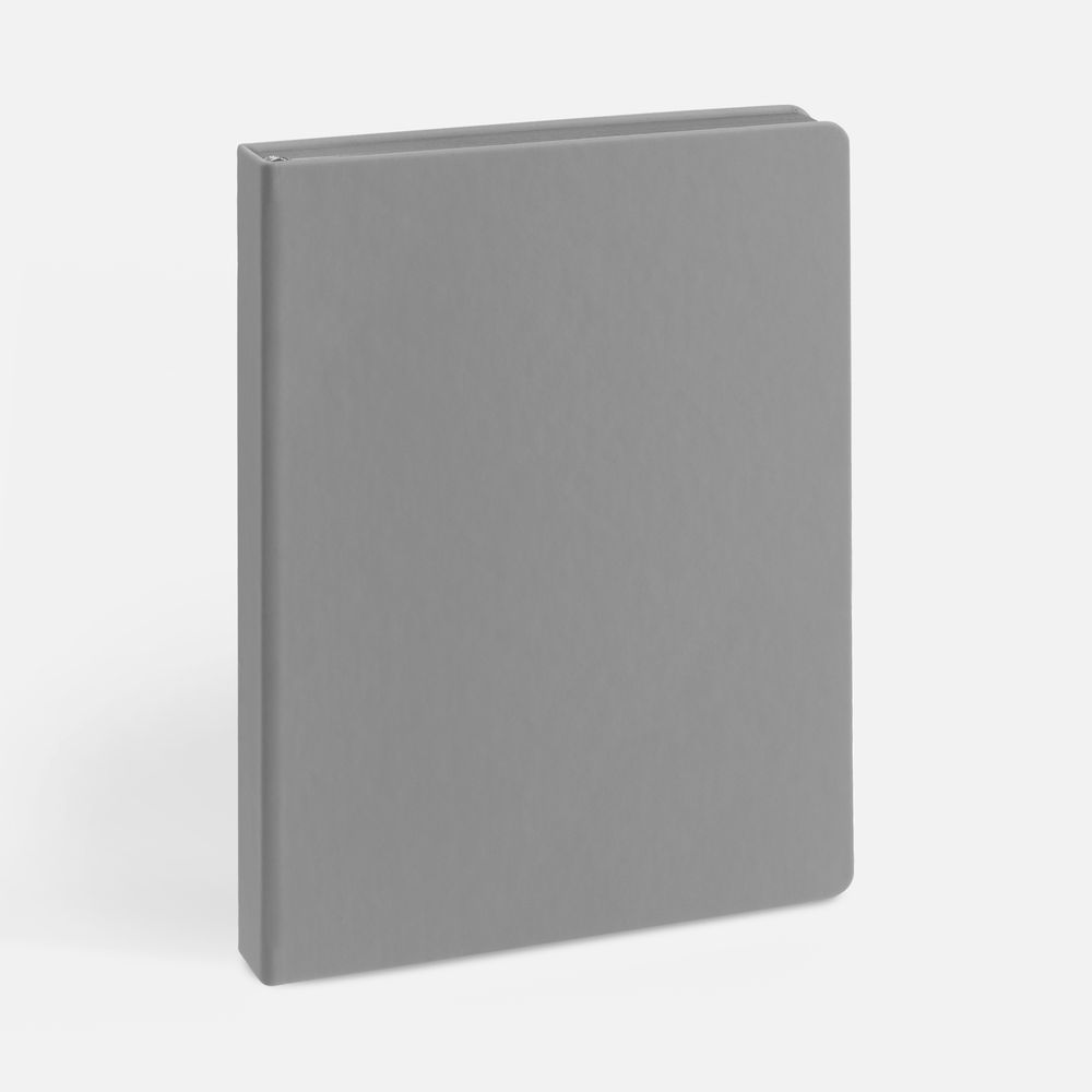 Ежедневник Shall, недатированный, серый-1