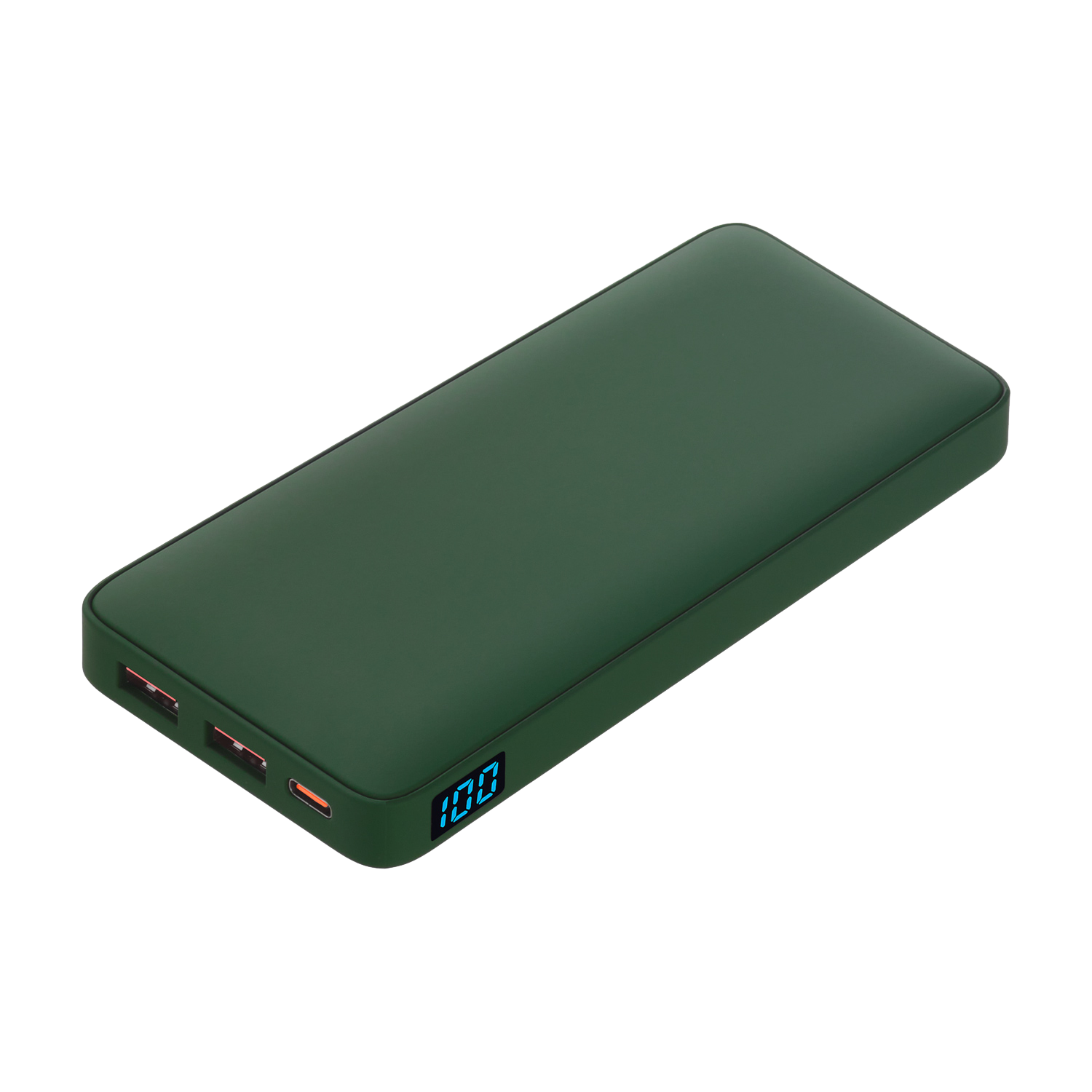 Внешний аккумулятор с подсветкой Анкор Плюс PD (Ancor PD Plus) 10000 mAh, зеленый-0