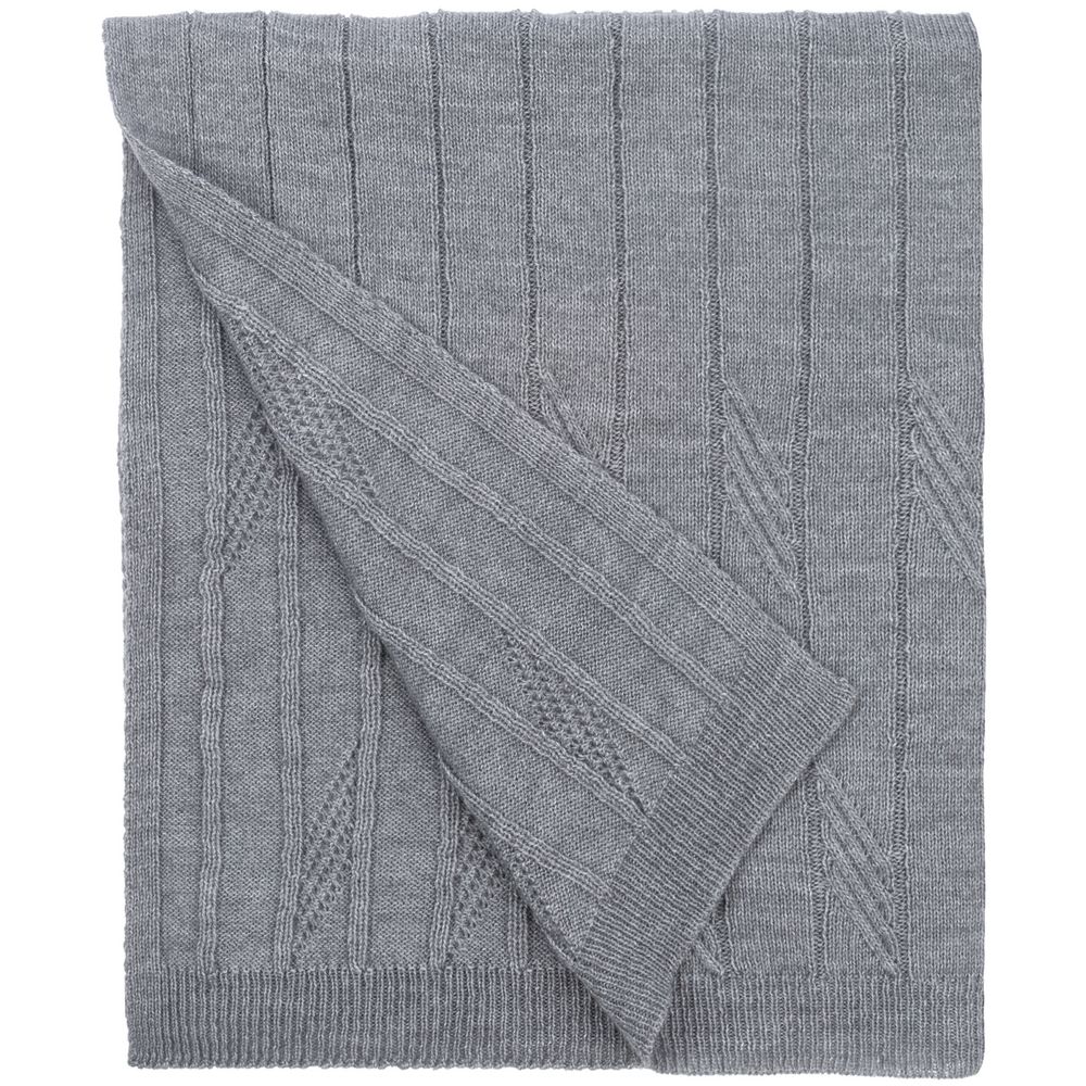 Плед Pluma, темно-серый (графит)-1