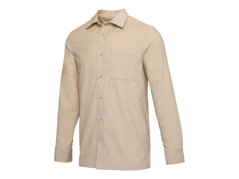 Alum вельветовая рубашка унисекс - Oatmeal-0