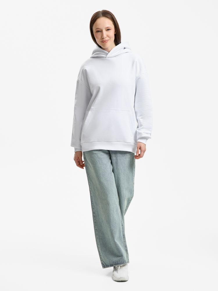 Худи унисекс оверсайз Daylero, белое-5
