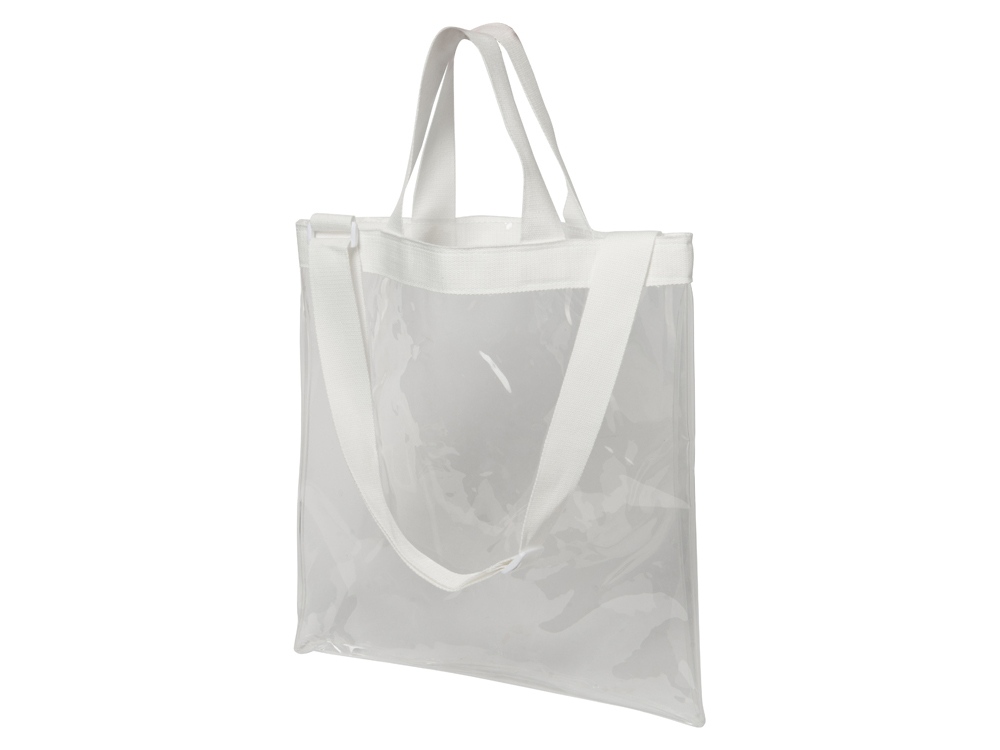 Сумка Frank из прозрачного пластика с регулирующейся лямкой, прозрачный-0