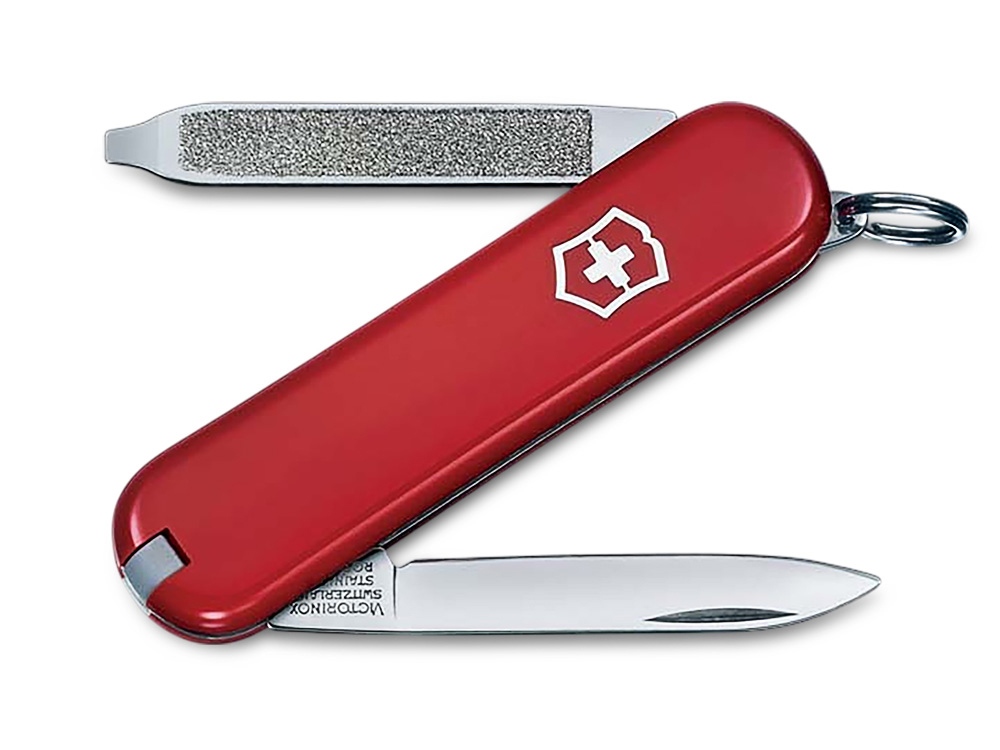 Нож-брелок VICTORINOX Escort, 58 мм, 6 функций, красный-0