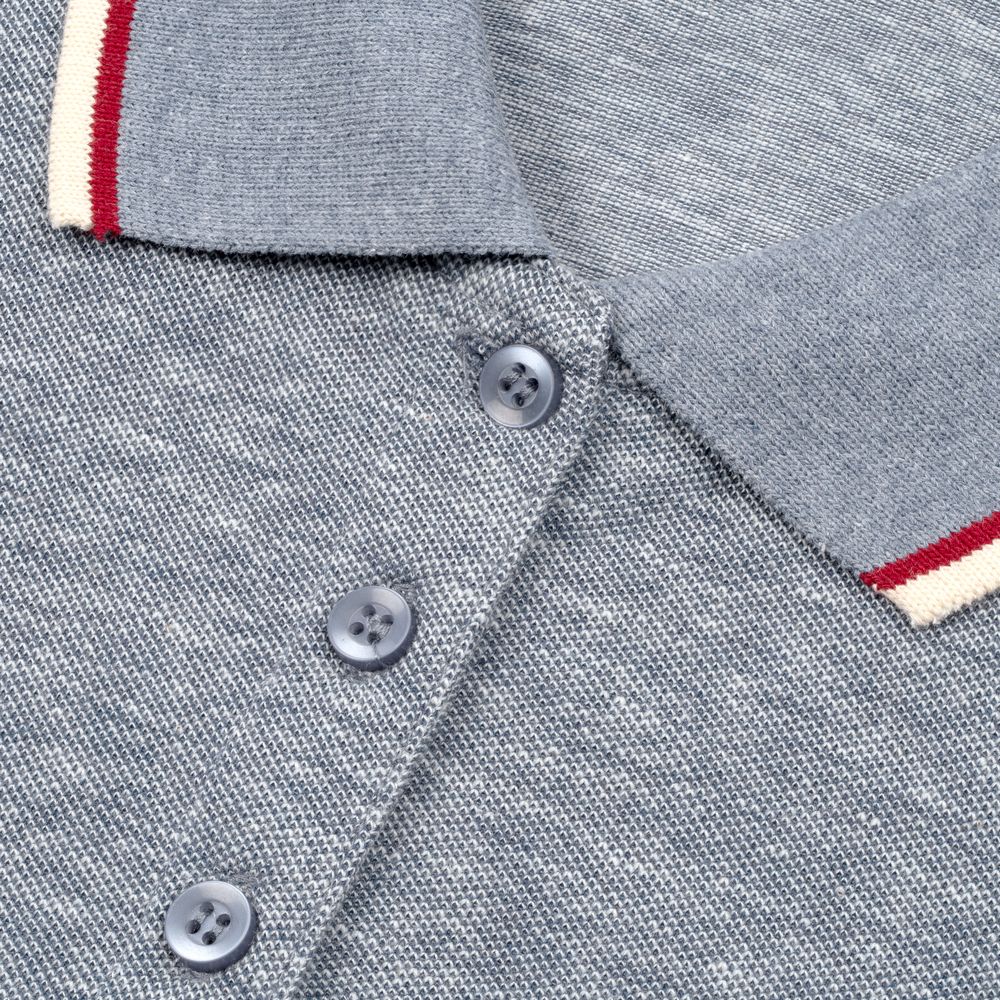 Рубашка поло мужская Paname Men, голубой меланж-2